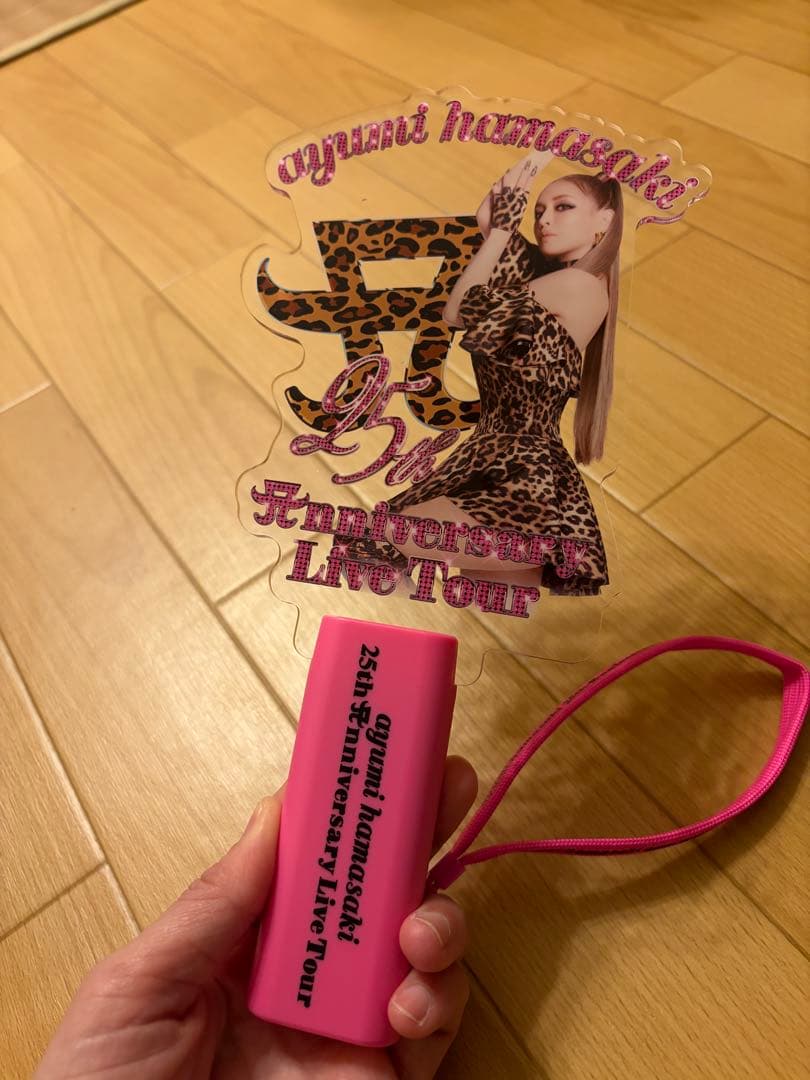 浜崎あゆみ　STARTER ブラックバックパックと25thグッズのセット