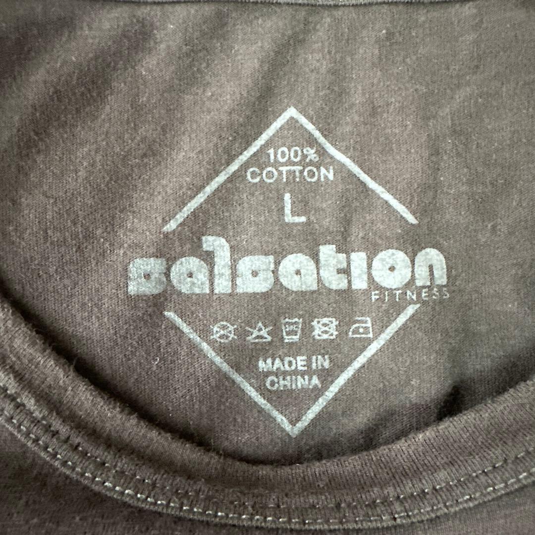 サルセーションウェア ハートグレーＴシャツ L