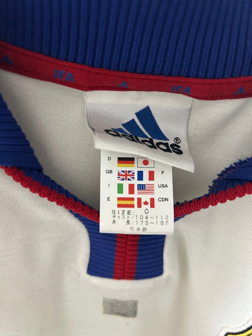 adidas 2001 日本代表 オーセンティックユニフォーン　Lサイズ 10番