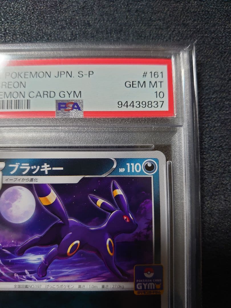 PSA10 ブラッキー ジムプロモ 161/s-p promo 高騰中！