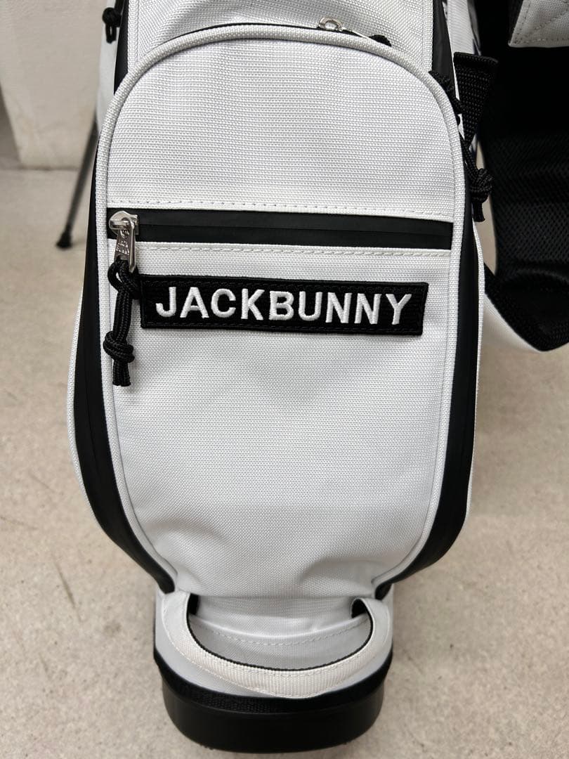 【よっしー】JACK BUNNY キャディバッグ ホワイト 新品未使用