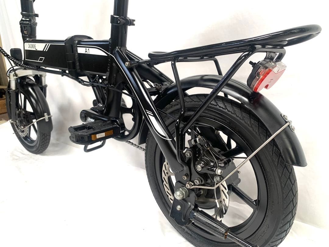 【即乘】送料無料AiDDEディスク式 MTB 折り畳み電動自転車 A1動作確認済