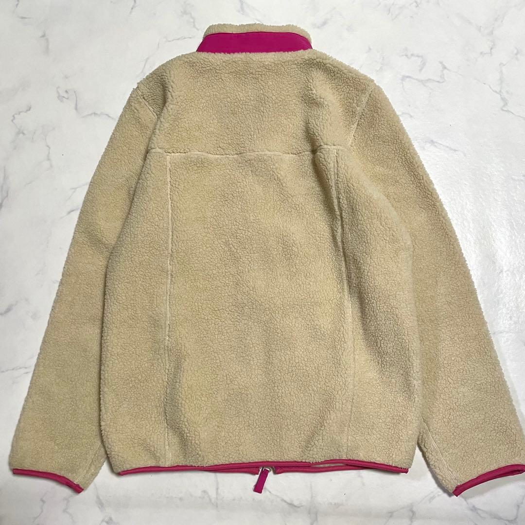 BEAMS GOLF ビームス ゴルフ ボア ブルゾン フリース ベージュピンク