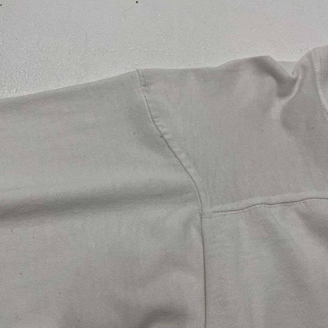 古着 80’s フットボール Tシャツ 白