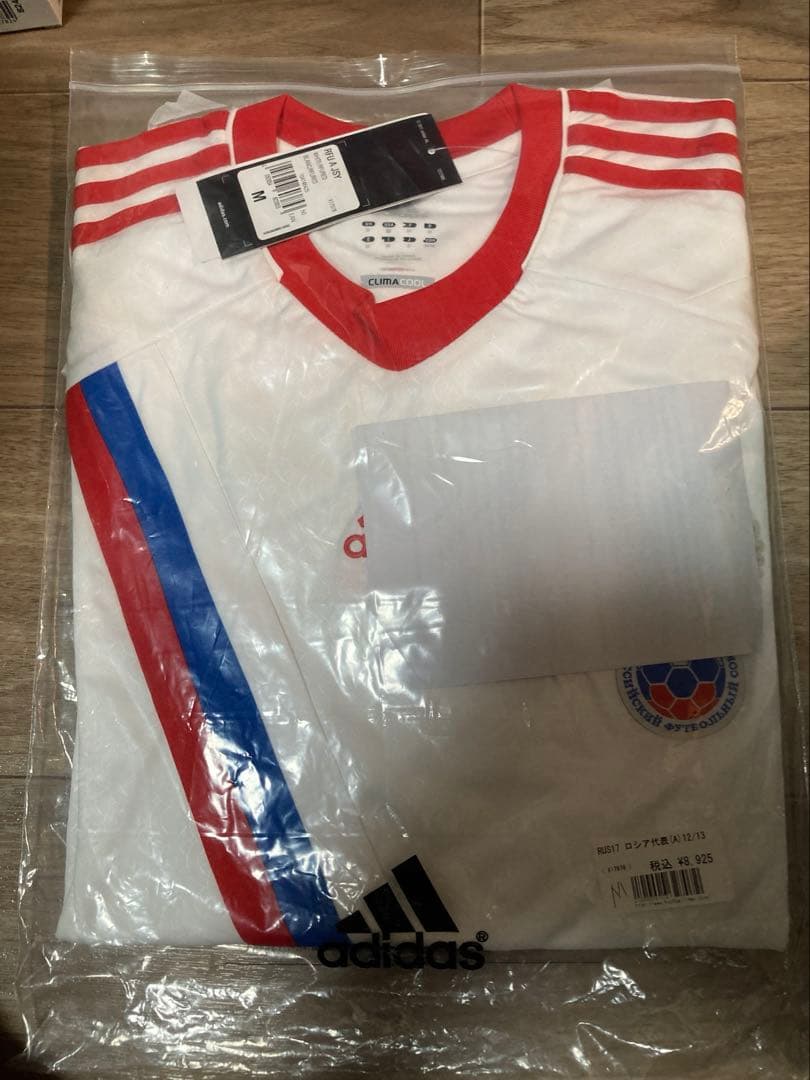 adidas ロシア代表　ユニホーム　US Mサイズ 未開封品