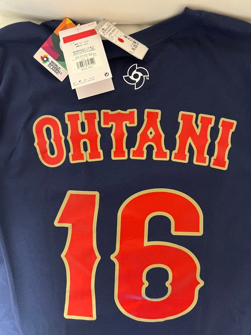 大谷翔平　WBC2026 ナンバーＴシャツ　Lサイズ　ユニフォーム　 侍ジャパン