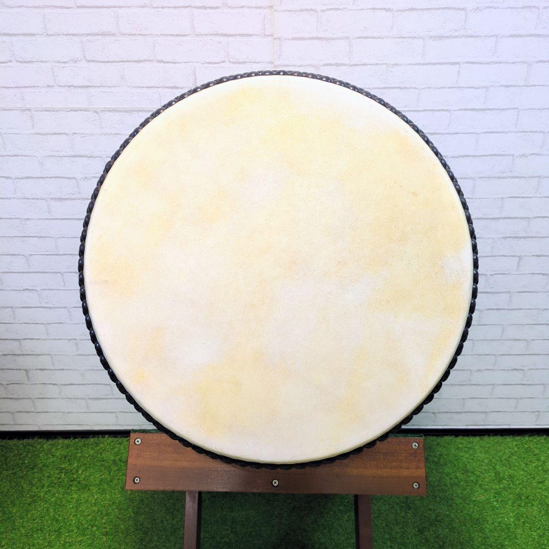 【良品】 和太鼓　長胴太鼓　1尺6寸　高級太鼓