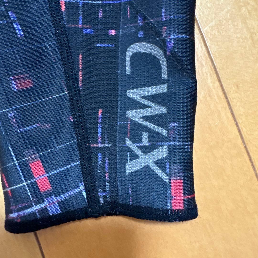 【美品】CW-X 幾何学模様レディーススポーツフィットタイツ M