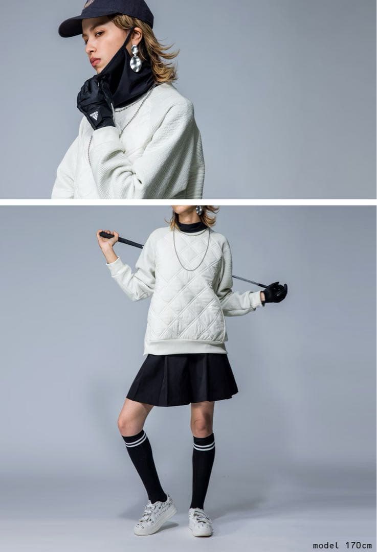 定価¥15,000＊完売品＊ANTIQUA GOLF × STCH＊トップス 白