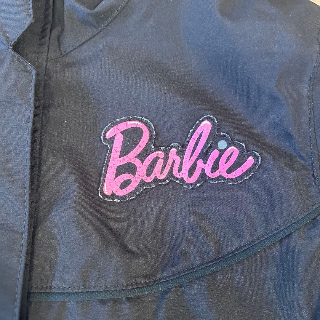 Barbie ブラック レインウェアセット　パーリーゲイツ　M ポーチ付き
