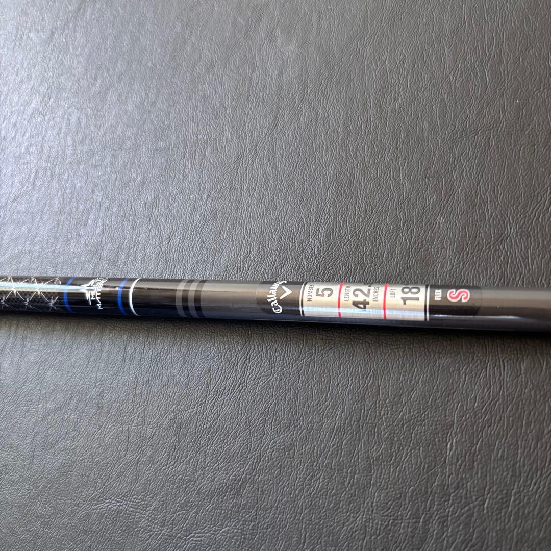 未使用近いゴルフクラブシャフトTENSEIテンセイブルー50FLEX-SR 5W