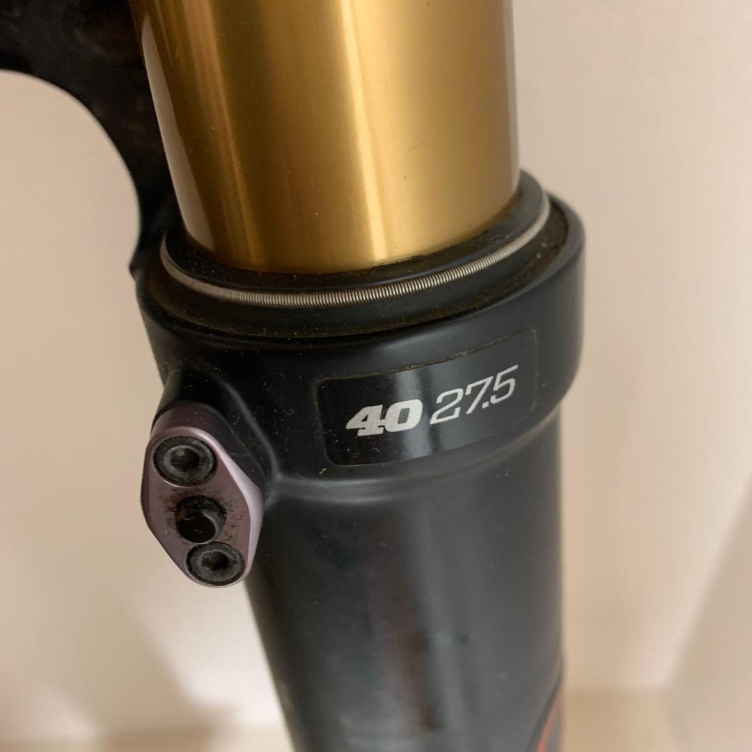 FOX 40 27.5 DH KASHIMA COAT ダウンヒルサスペンション