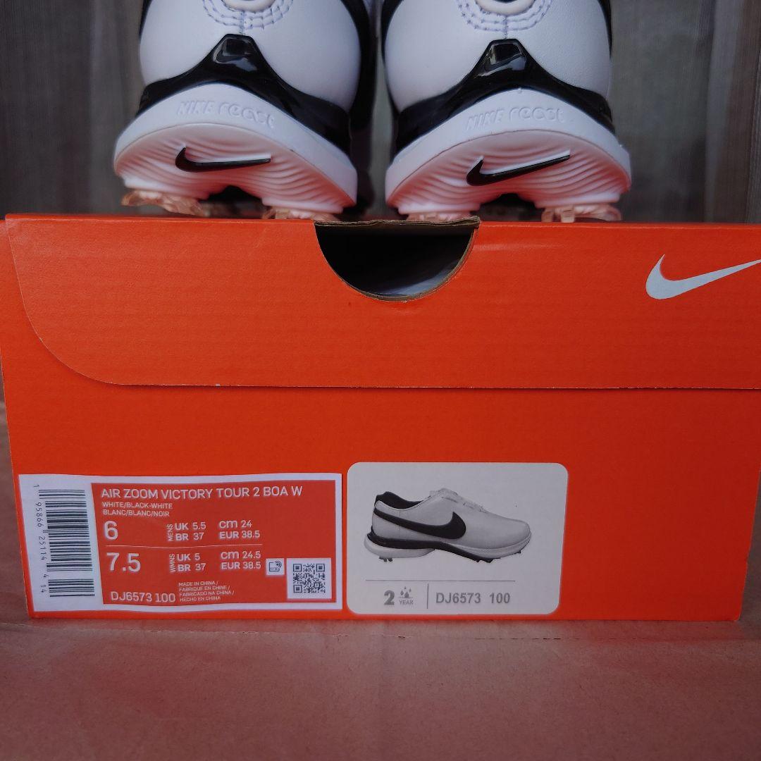 新品 NIKE ゴルフシューズ 24CM
