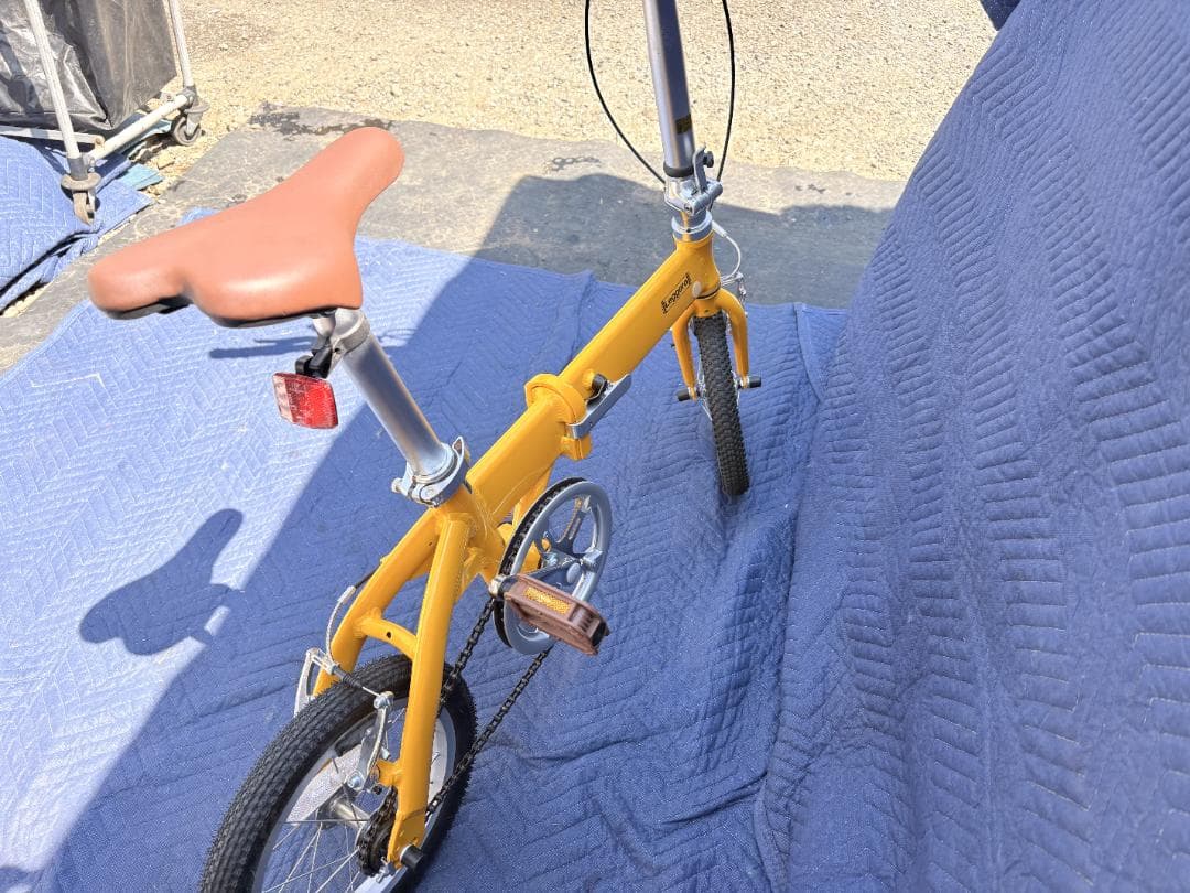 Leggero レジェロ 折りたたみ自転車 ミニベロ イエロー 小径車