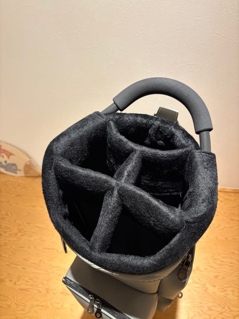 新品未使用　RYOMA キャディバッグ グレーxブラック