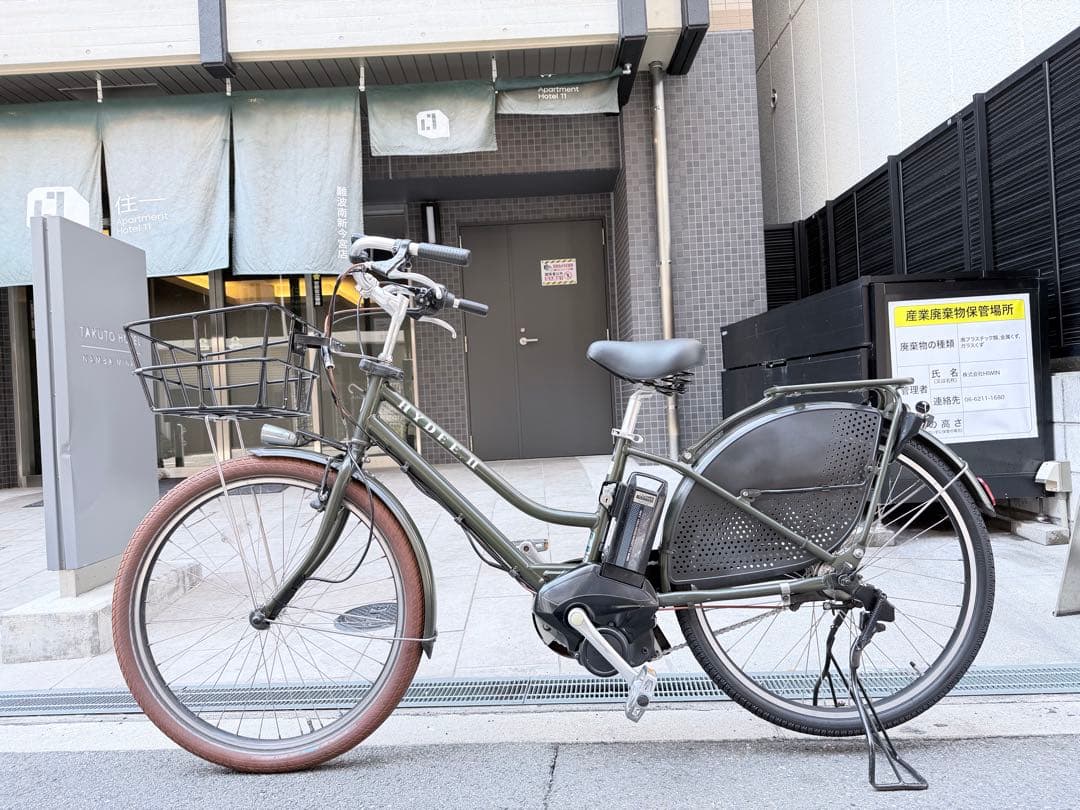 HYDEE II ブリヂストン 電動アシスト自転車 オリーブグリーン