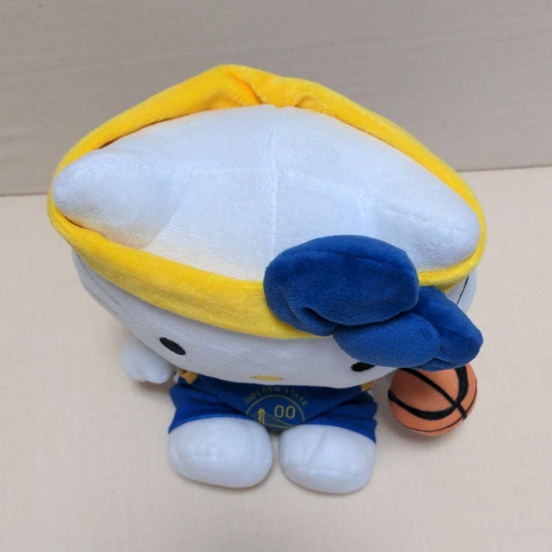 ハローキティ　NBA　ゴールデンステート　ウォリアーズ　コラボ　ぬいぐるみ