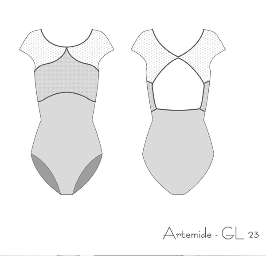 デラロミラノ レオタード L アイスグリーン Golden Label 【美品】
