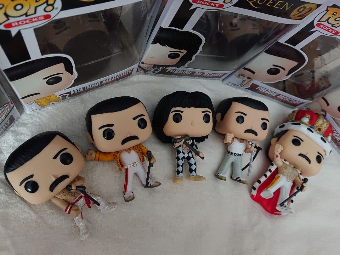 値下げ【箱付き美品】フレディ・マーキュリー Funko POP 5体セット