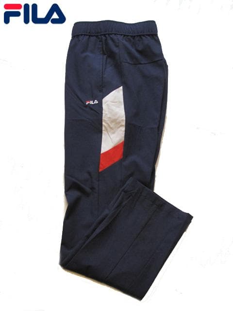 FILA 冷感ストレッチクロスパンツ 薄手 接触冷感 吸水速乾 ダンス スリム