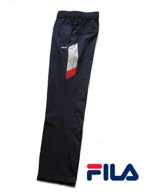 FILA 冷感ストレッチクロスパンツ 薄手 接触冷感 吸水速乾 ダンス スリム
