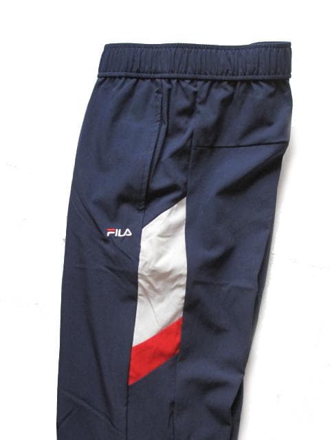 FILA 冷感ストレッチクロスパンツ 薄手 接触冷感 吸水速乾 ダンス スリム
