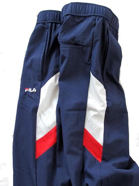 FILA 冷感ストレッチクロスパンツ 薄手 接触冷感 吸水速乾 ダンス スリム
