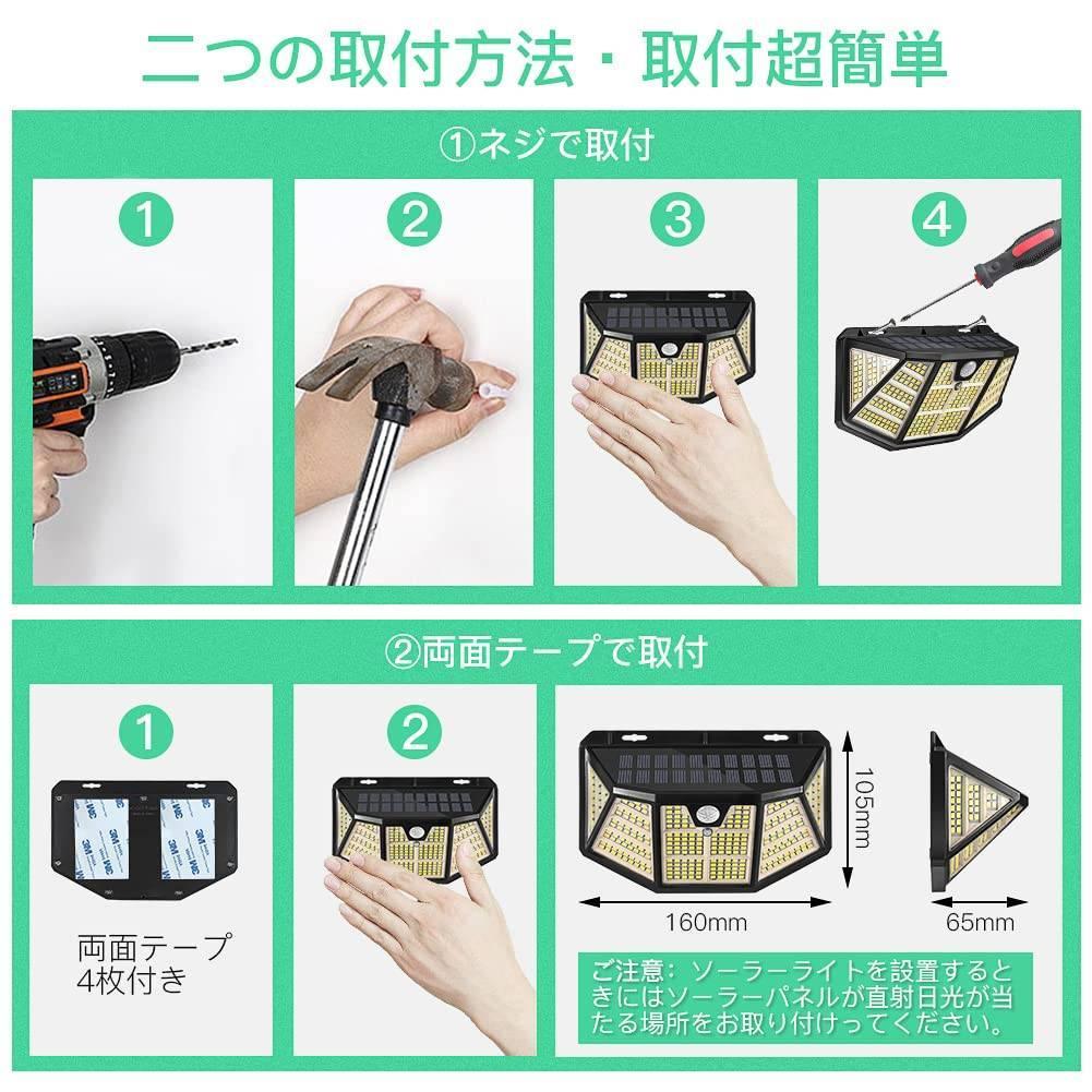 5面発光屋外 センサーライト LEDライト
