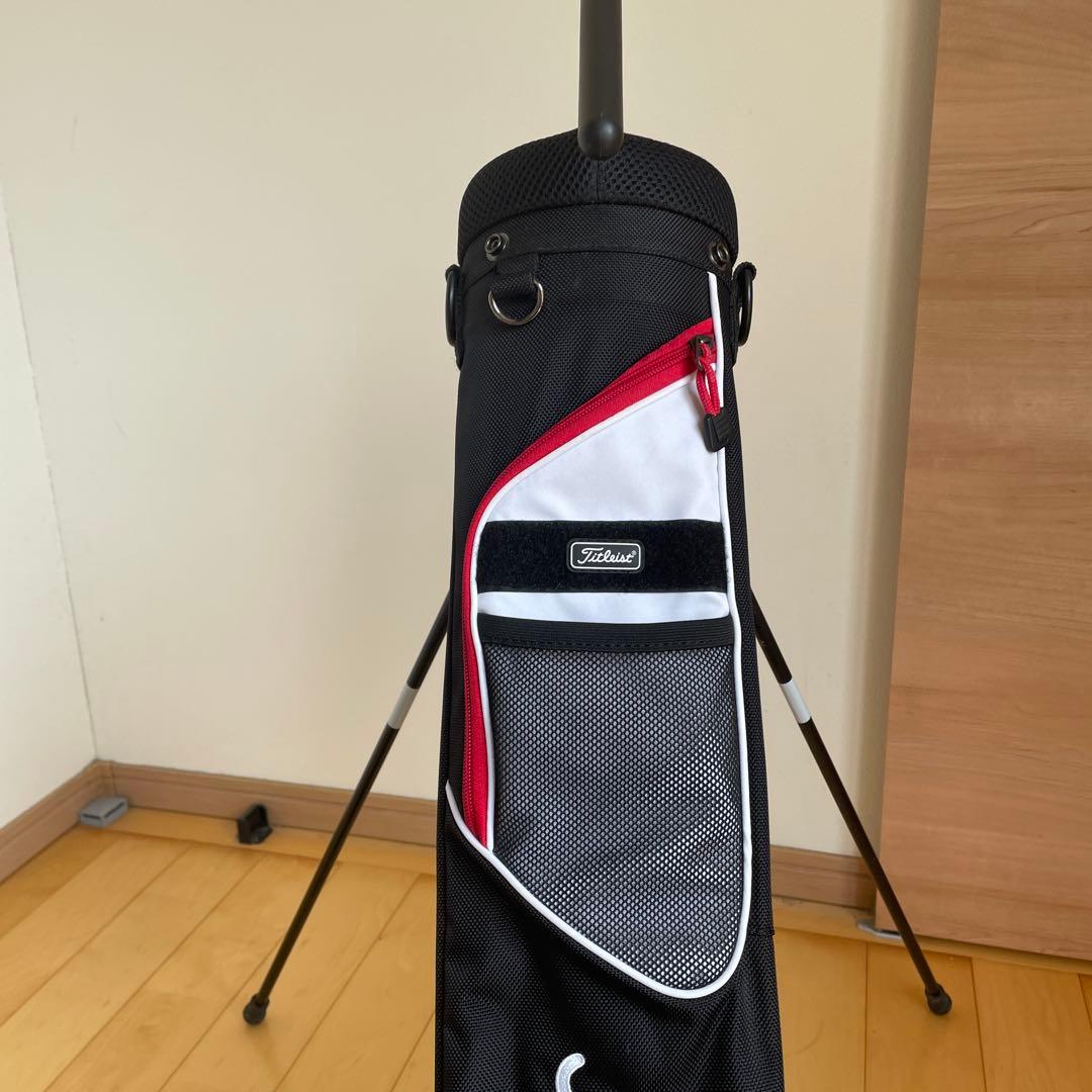 Titleist スタンドバッグ ブラック/ホワイト　カバー付