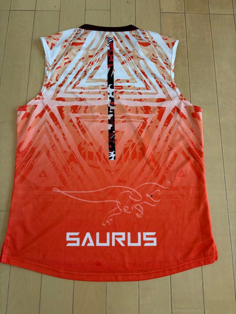 アミノサウルス シングレット ノースリーブ タンクトップ ランニング シャツ