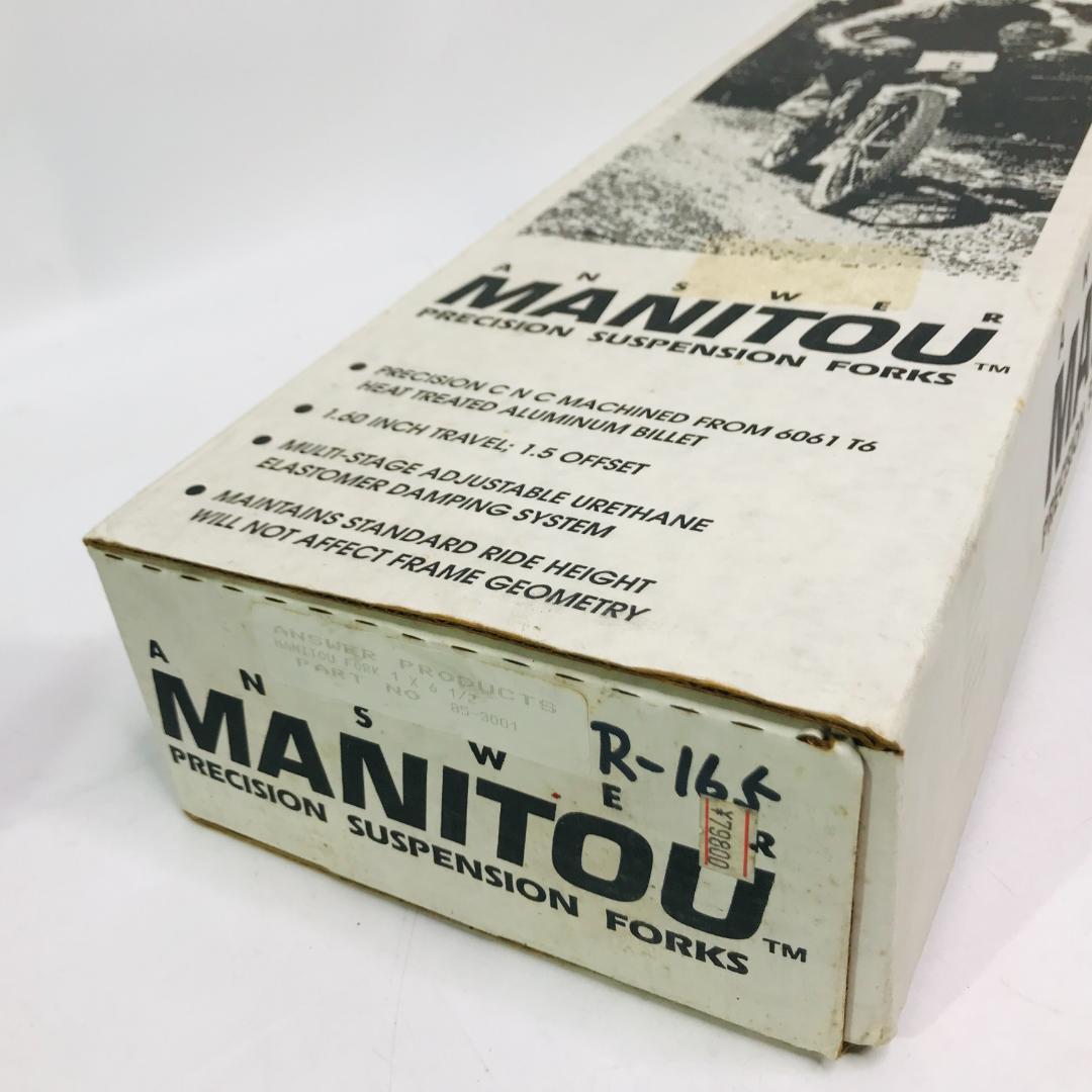 【匿名配送、送料無料】ANSWER MANITOU 1 サスペンションフォーク
