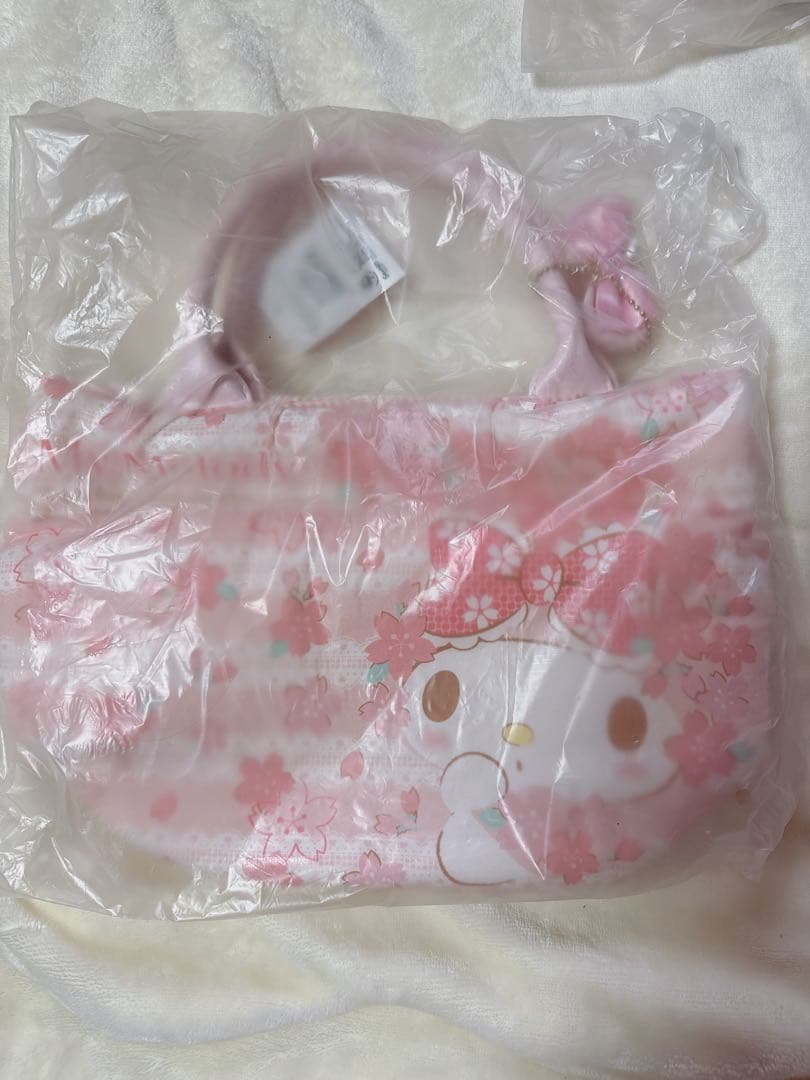 マイメロディ ハンドバッグ セット 40周年 桜デザイン タグ付き未使用