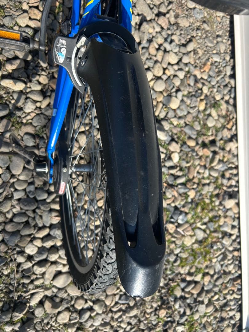 HUMMER 子供用自転車 青 前カゴ付き
