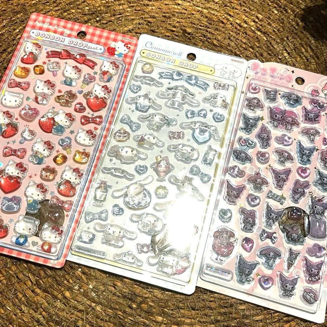 全て正規品　ボンボンドロップシールなど サンリオ、スヌーピー、スティッチ…