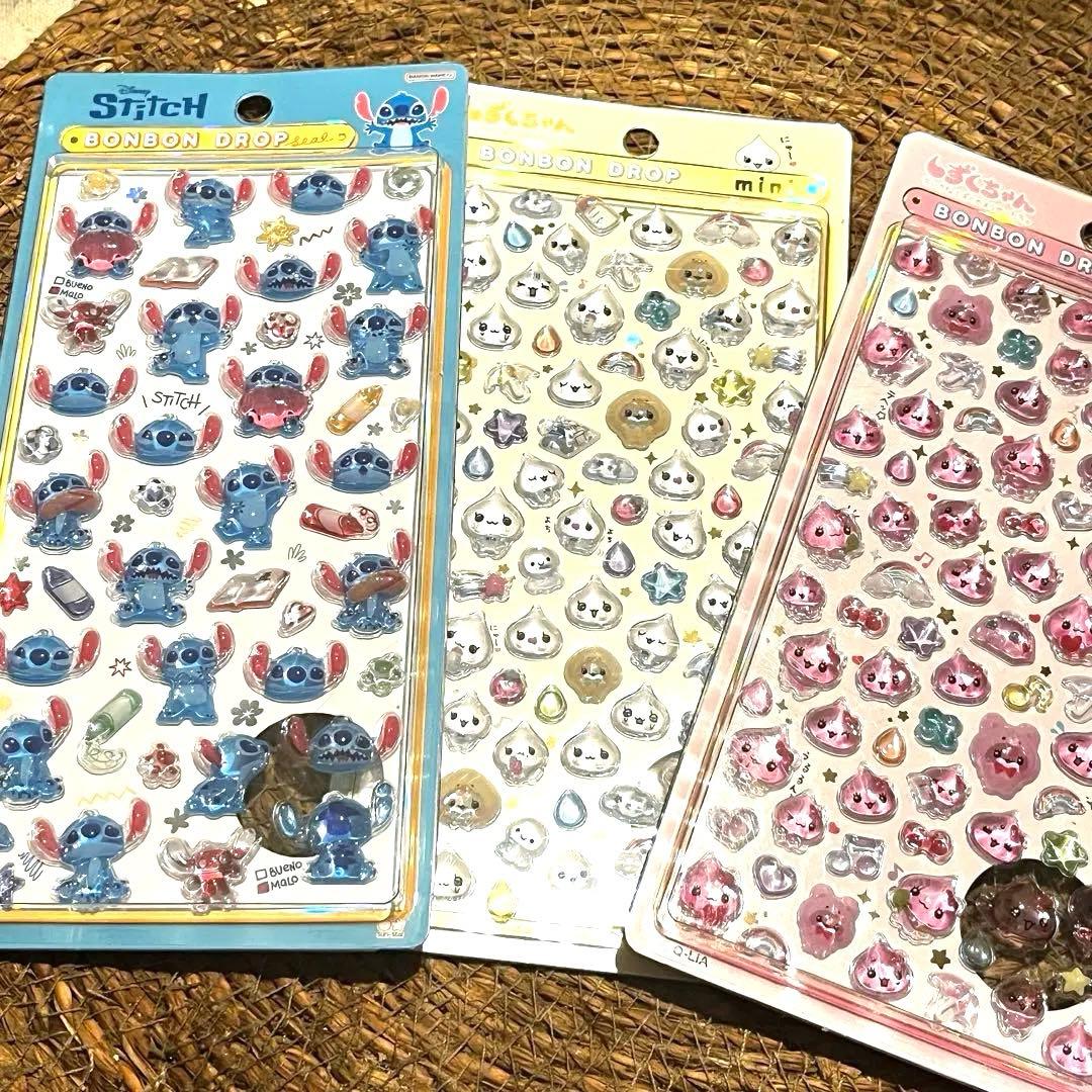 全て正規品　ボンボンドロップシールなど サンリオ、スヌーピー、スティッチ…