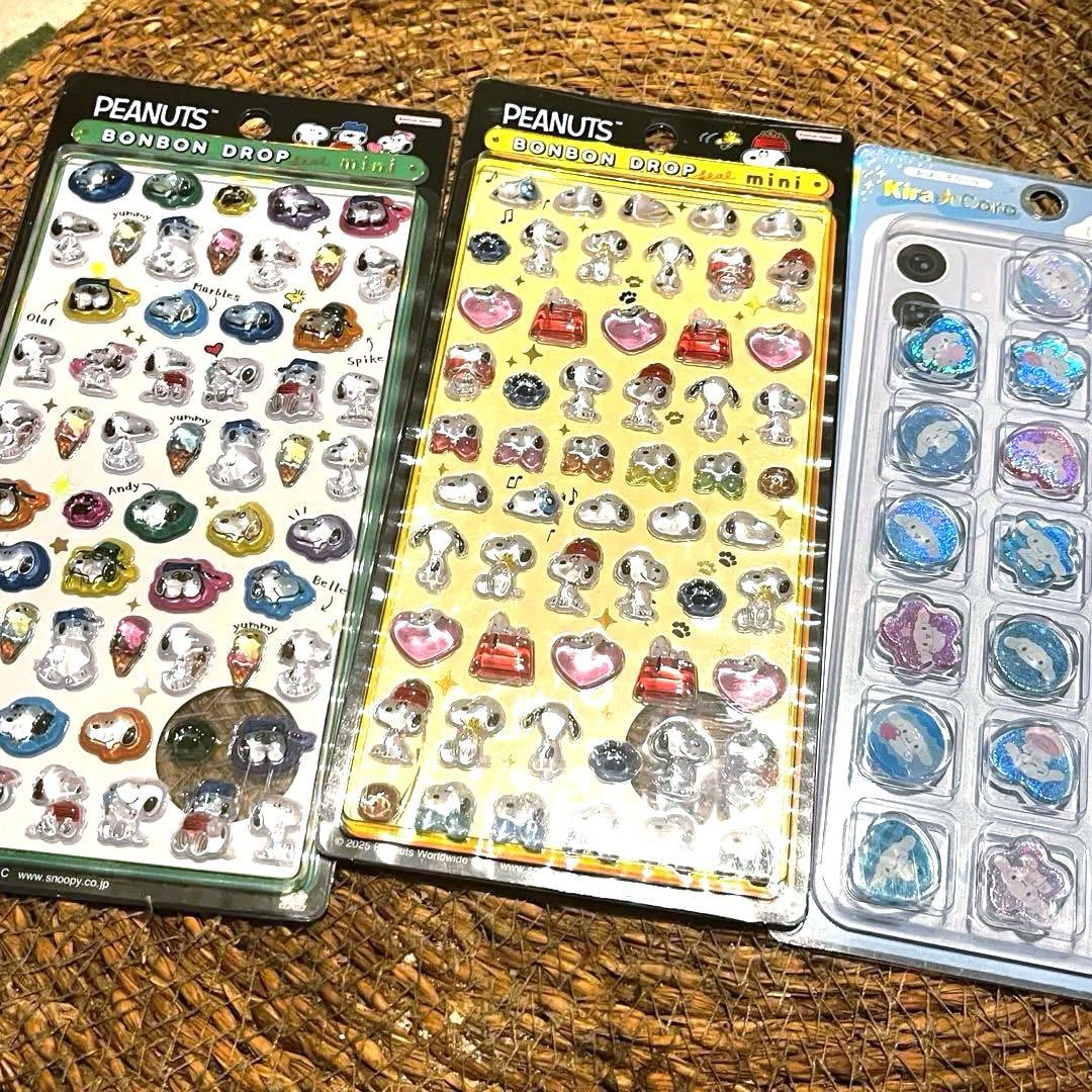 全て正規品　ボンボンドロップシールなど サンリオ、スヌーピー、スティッチ…