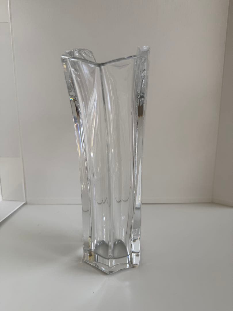 バカラ ギンコ クリスタルガラス 花瓶 大 24cm