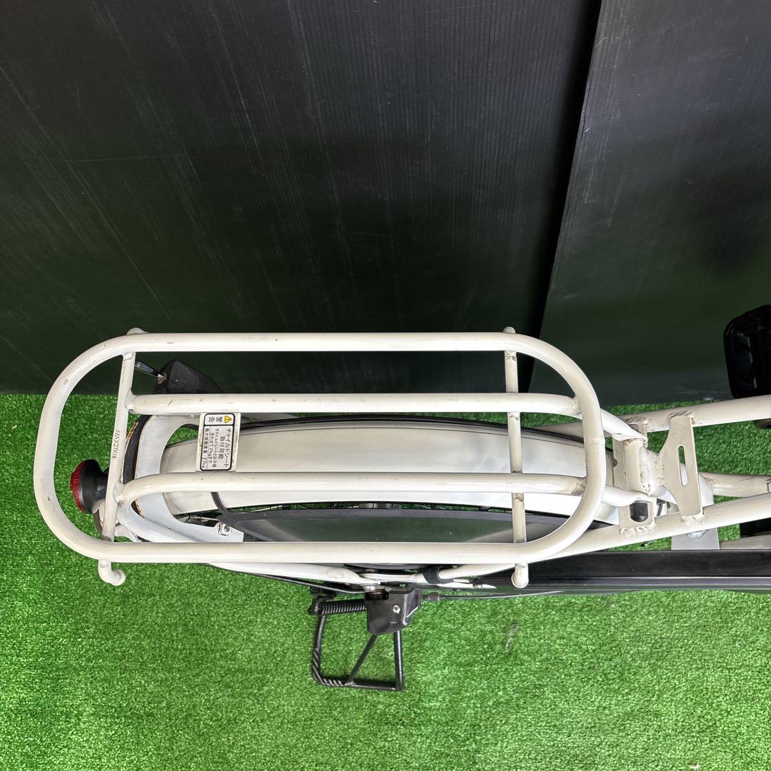 電動自転車 YAMAHA PAS Babby ホワイト 3人乗り対応　3