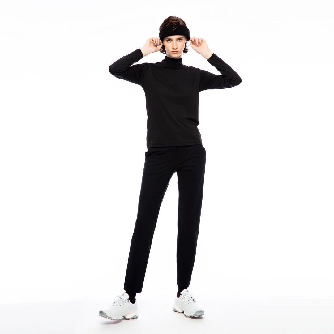 【新品　完売品】 monzee ストレッチパンツ　レディース　ブラックM