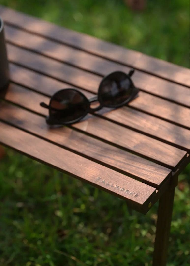 テーブル・チェア・ハンモック assemble mini table WG ( walnut gold )