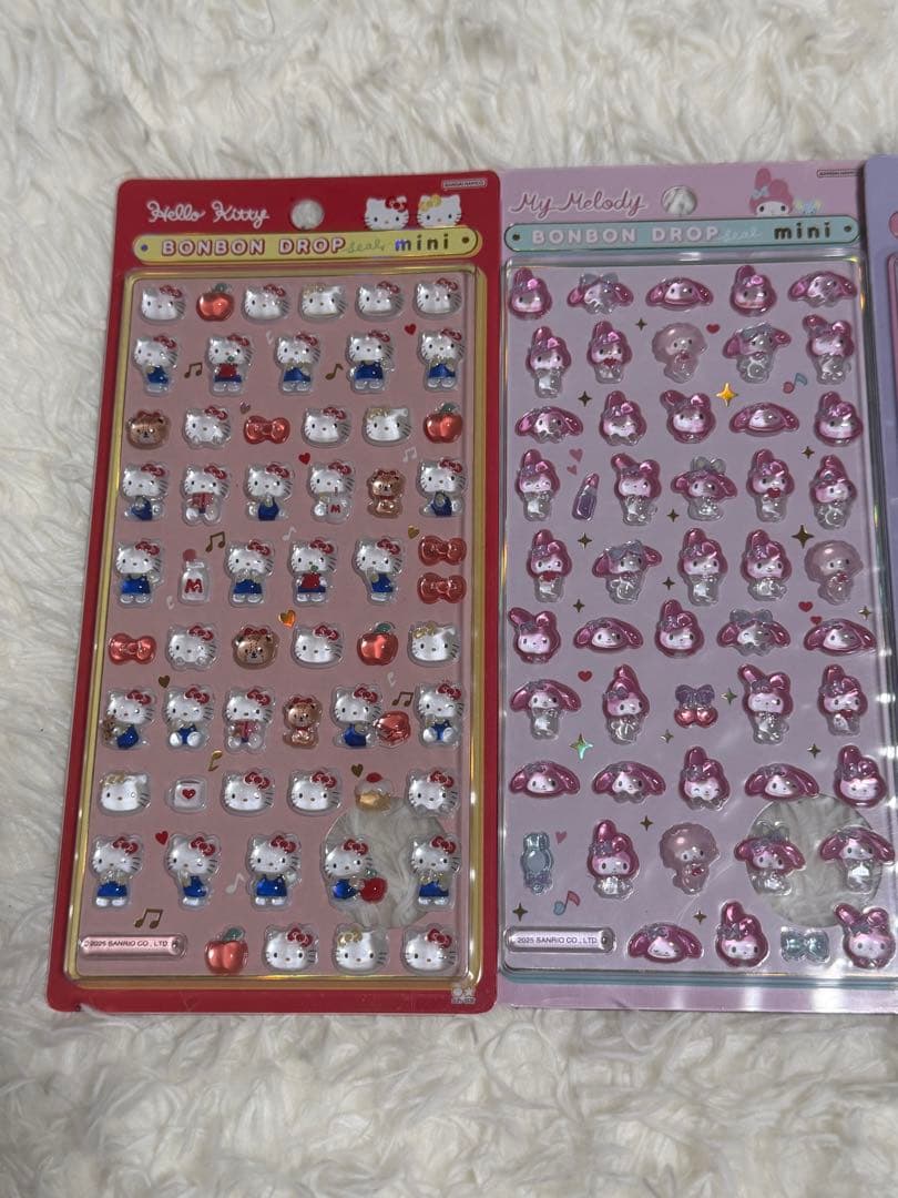 ボンボンドロップシール　シールコレクションバッグ　シール帳