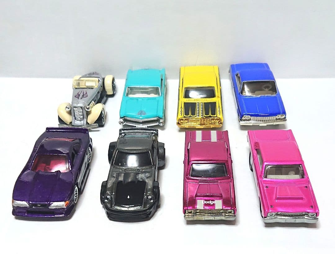 ホットウィール 1/64 ミニカー 8台セット 当時物 未展示保管品 美品