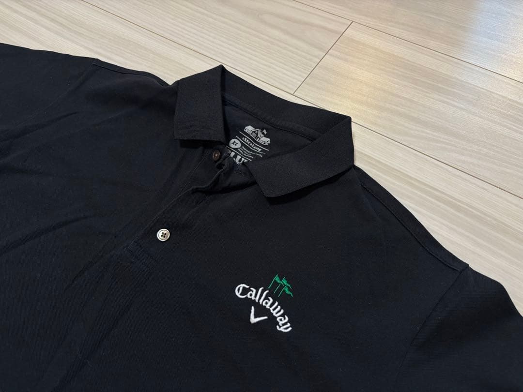 【限定】Callaway CLUBHAUS S/S Polo black コラボ