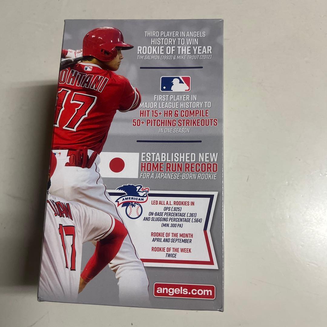 【球場限定】非売品/大谷翔平選手2018ルーキーオブザイヤーボブルヘッドおまけ付
