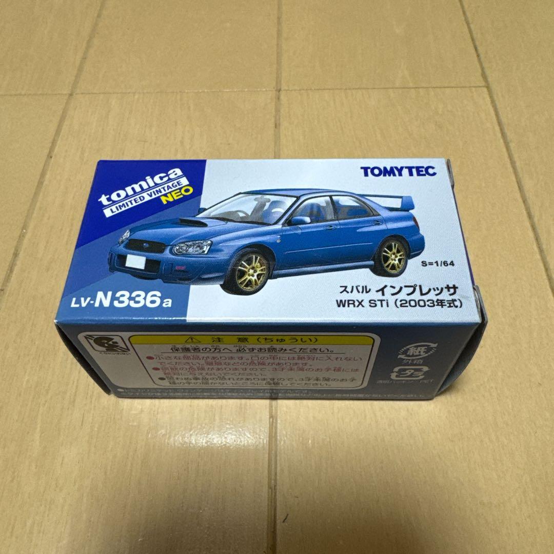 インプレッサ WRX STIトミカリミテッドヴィンテージ ネオ　GDB