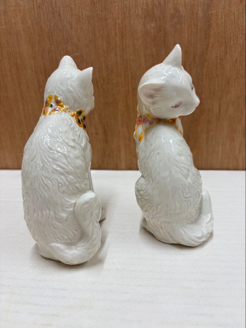 ジュエリークリスタル猫 2体セット