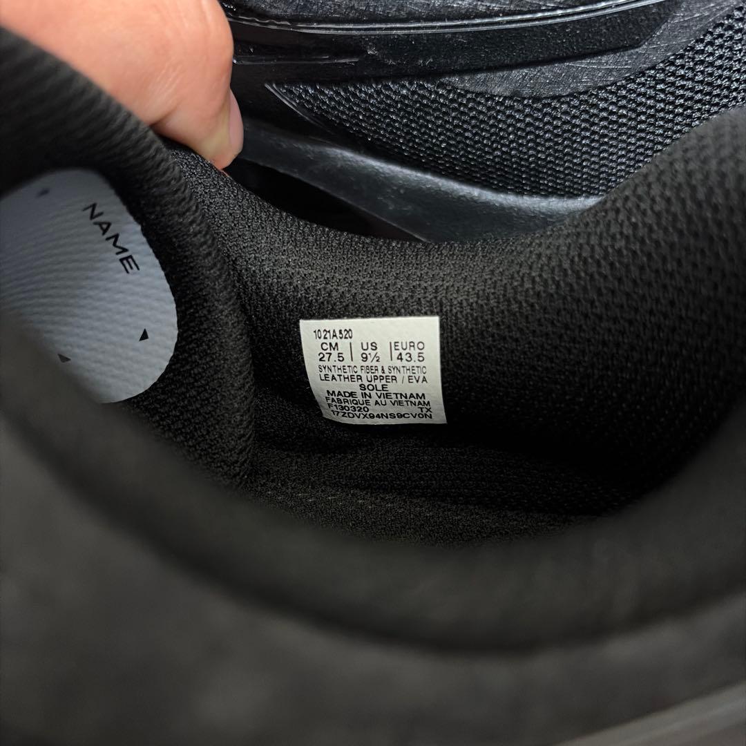 ASICS ランニングシューズ ブラック 27.0cm