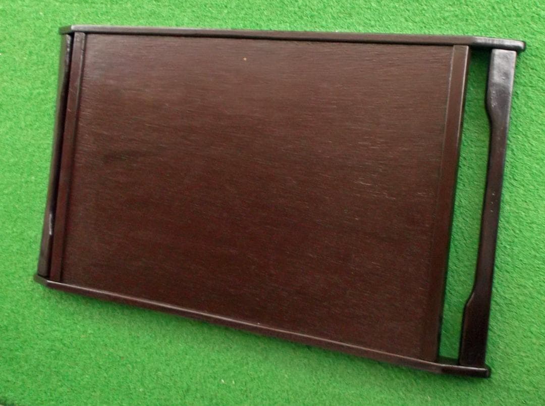 超絶品 新品手作り木製角盆(デコラ貼り) 1枚