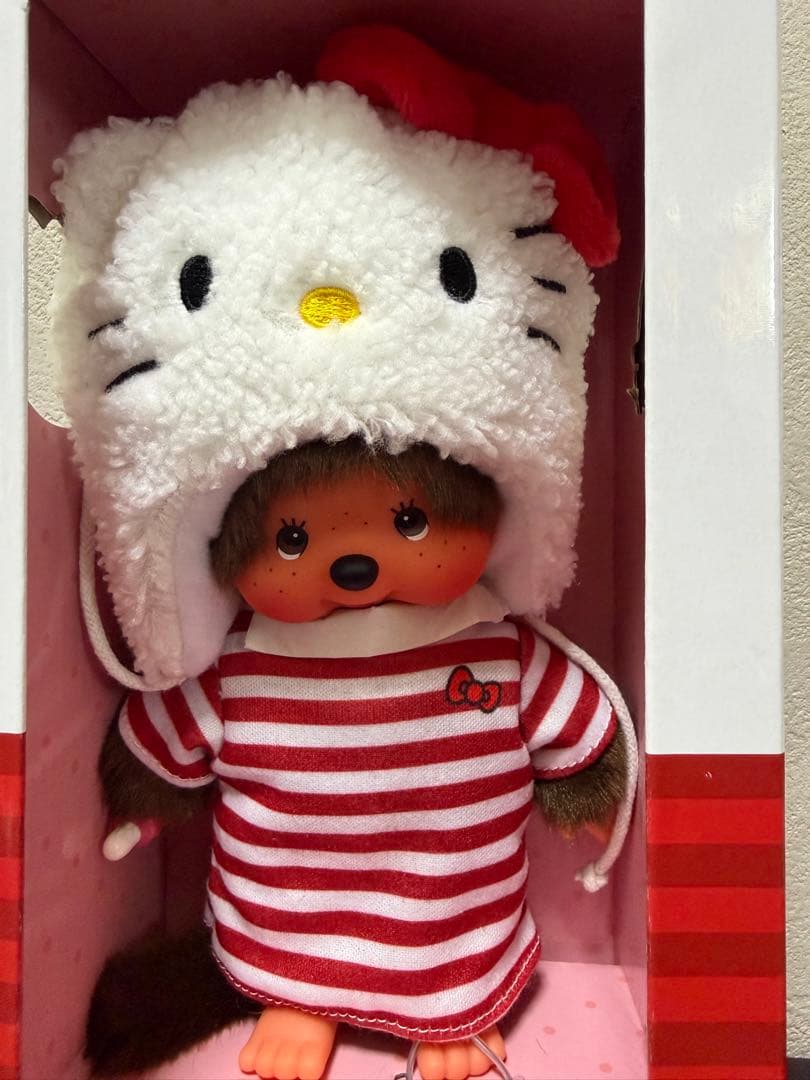 新品 希少　レア　完売品　モンチッチ ハローキティ コラボ　Monchhichi