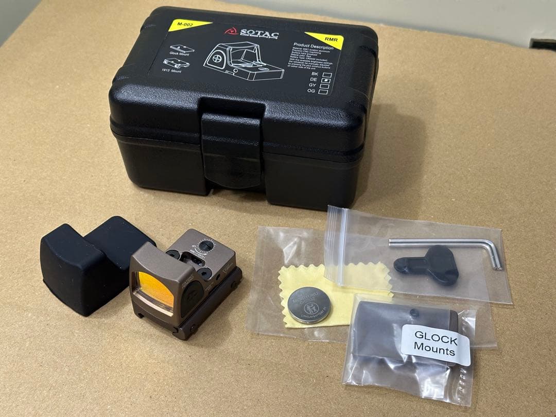 SOTAC RMR ドットサイト Trijicon レプリカ FDE 未使用品